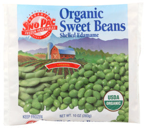 SNP Frozen Organic Shelled Edamame, 10oz bag