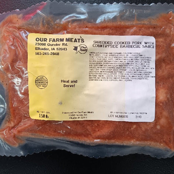 IFH - Our Farm Meats, BBQ Pulled Pork