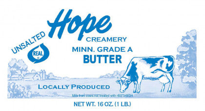 IFH Butter, Unsalted, 1lb Hope Creamery