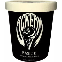 SCR - Ice Cream, Pint, Basic B (Vanilla)