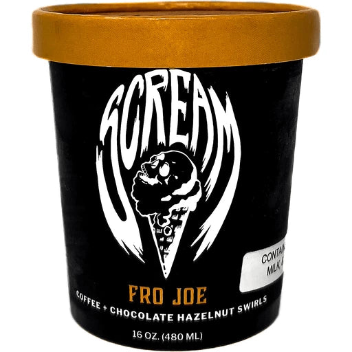 SCR - Ice Cream, Pint, Fro Joe (Coffee w/chocolate&hazelnut ribbons)