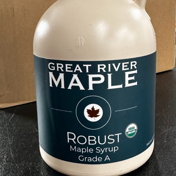 GRM Maple Syrup, Grade A Robust, 32 oz