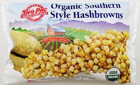 SNP Frozen Organic Hashbrowns, Southern Style 16oz bag