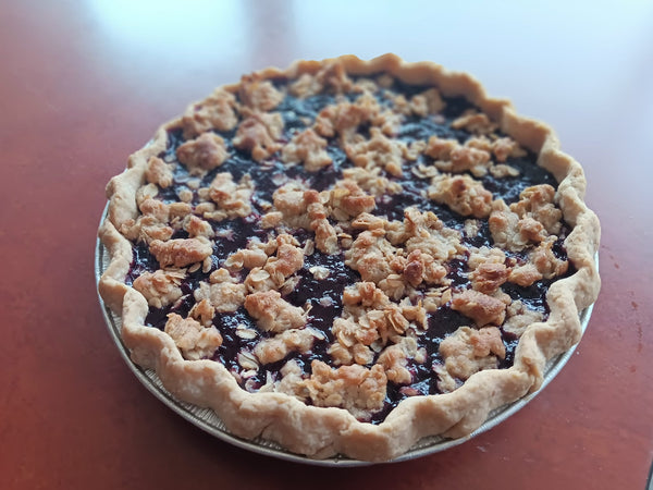 KZP Blackberry Streusel Pie