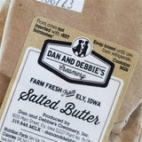 IFH Butter, salted, 1lb Dan & Debbies Creamery