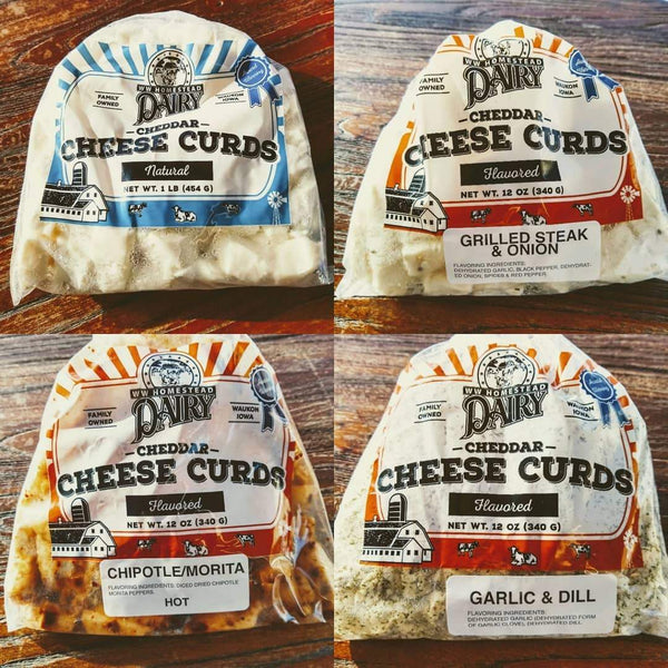 WW Homestead - White Cheddar Cheese Curds, 10lbs