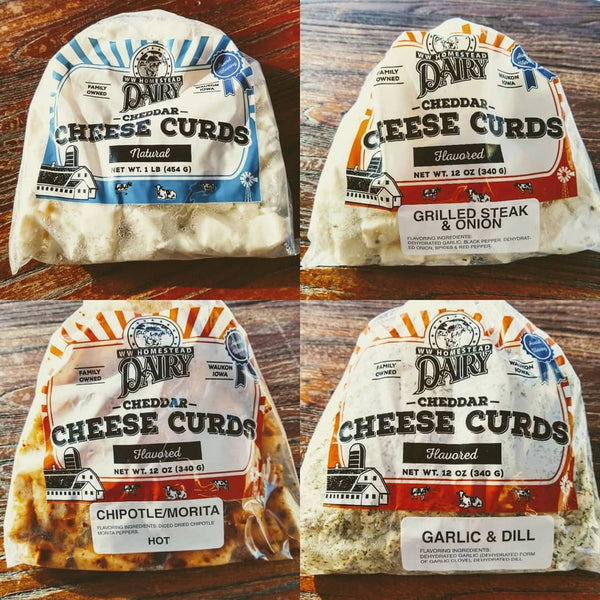 WWHD Cheese Curds, 12 oz, various