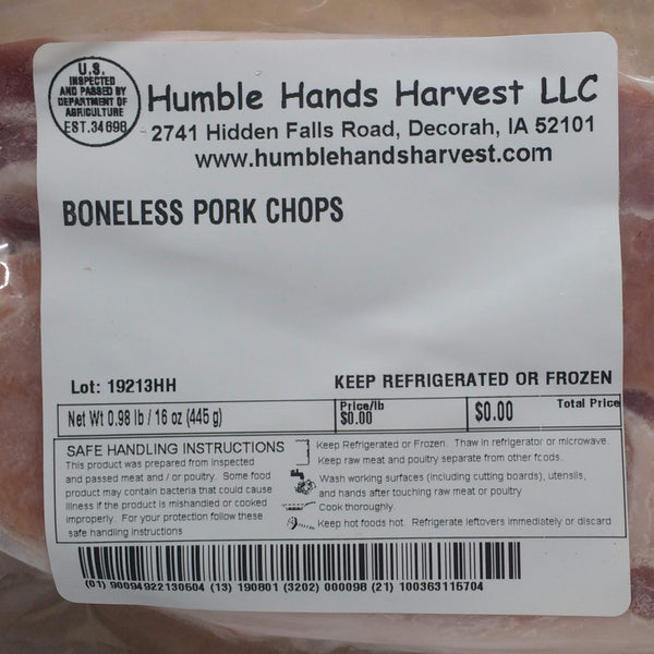 HHHM Pork Chops, 2 pack