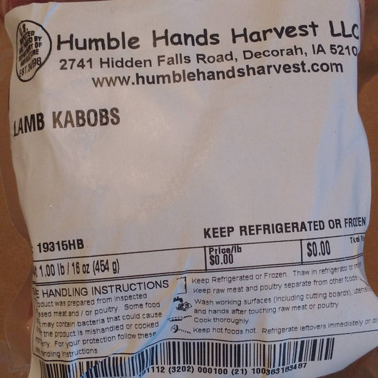 HHHM Lamb Stew Meat, 1 lb