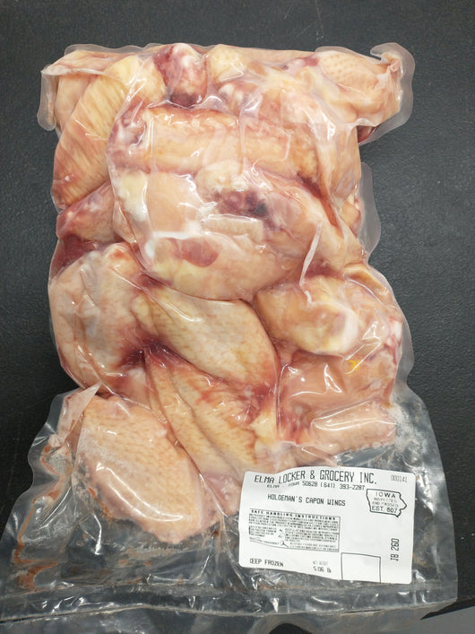 HCC Capon Party Wings, 5lbs, SALE!