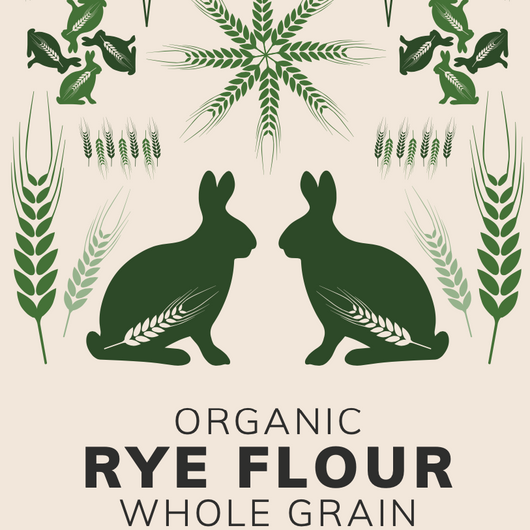 MLO Meadowlark Organic Flour, Whole Rye Flour, 2lb bag