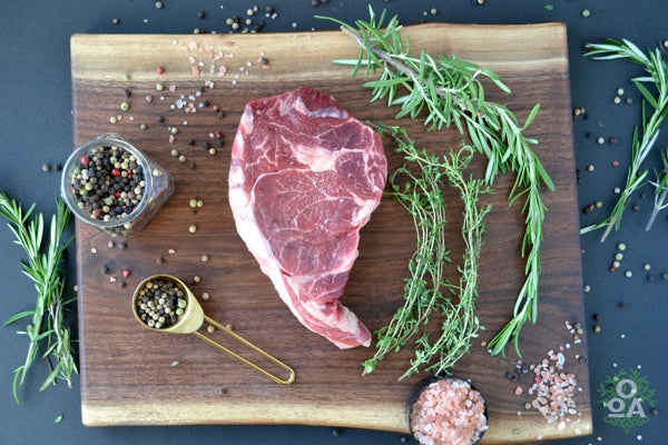 OOA Organic Ribeye Steak, 10-14 oz.
