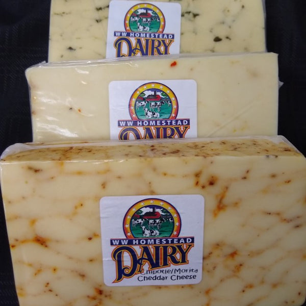 WWHD Cheddar Cheese, Special Flavors, 8 oz Block